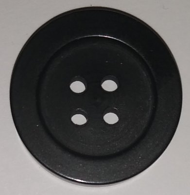 Knapp 26 mm Ø Svart
