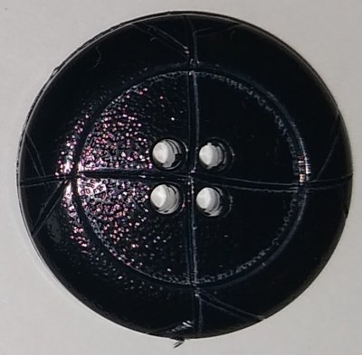 Knapp 25 mm Ø Blå