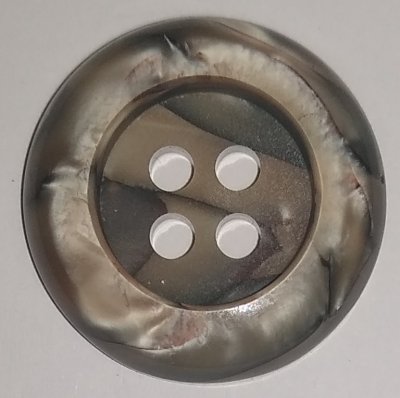 Knapp 25 mm Ø Beige
