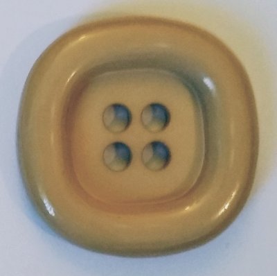 Knapp 38 mm Ø Beige/melerad