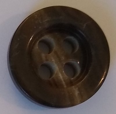 Knapp 20 mm Ø Brun