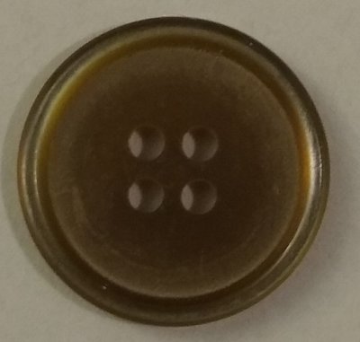 Knapp 20 mm Ø Gul/Beige
