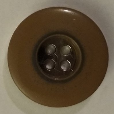 Knapp 26 mm Ø Silverfärgad/Beige