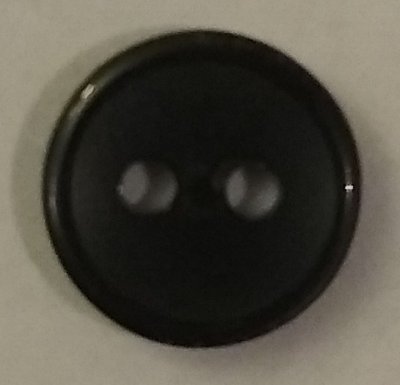 Knapp 12 mm Ø Svart