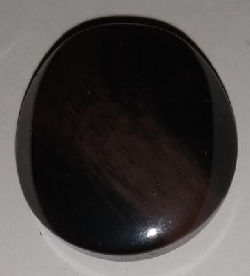 Knapp 22 mm Ø Svart/Brun