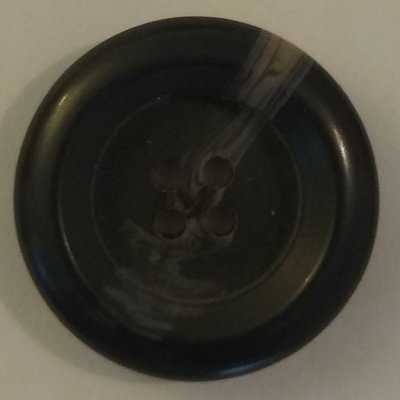 Knapp 28 mm Ø Grå/Svart