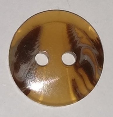 Knapp 11 mm Ø Brun/Beige