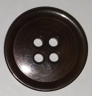 Knapp 20 mm Ø Brun