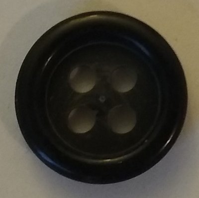 Knapp 13 mm Ø Svart