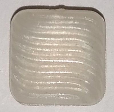 Knapp 10 mm Ø Vit