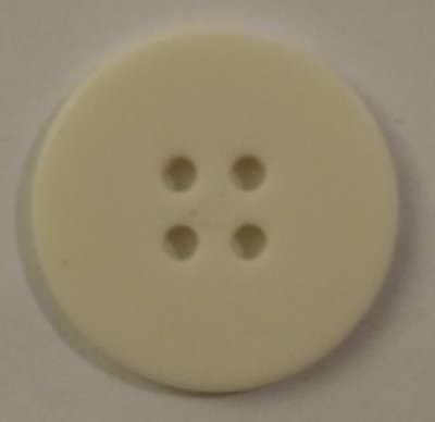 Knapp 22 mm Ø Vit
