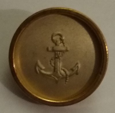 Knapp 16 mm Ø Gul - Ankare - Metall
