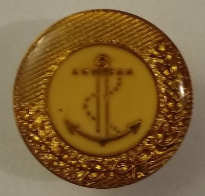 Knapp 22 mm Ø Gul - Ankare