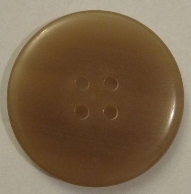 Knapp 38 mm Ø Beige/melerad
