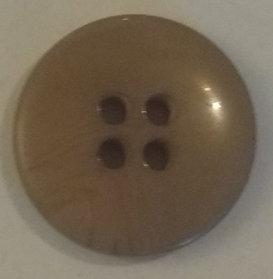 Knapp 20 mm Ø Beige