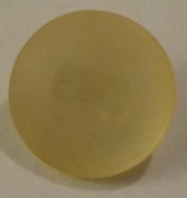 Knapp 15 mm Ø Gul