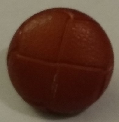 Knapp 18 mm Ø Läder - plast