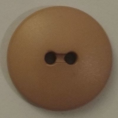 Knapp 20 mm Ø Beige