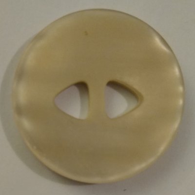 Knapp 34 mm Ø Vit/Beige