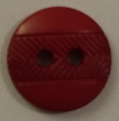 Knapp 13 mm Ø Röd