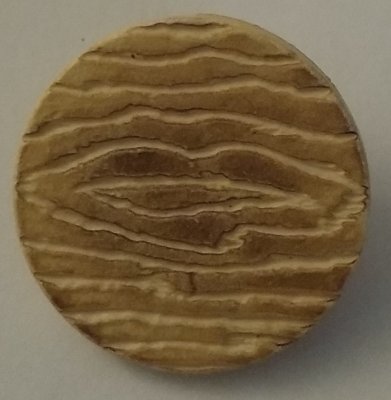 Knapp 25 mm Ø Beige