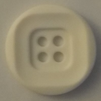 Knapp 21 mm Ø Vit