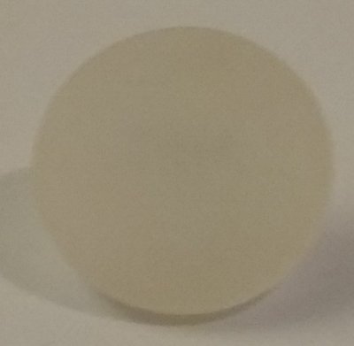 Knapp 15 mm Ø Vit