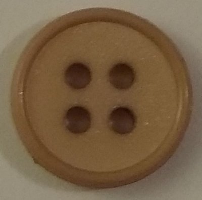 Knapp 11 mm Ø Brun/Beige