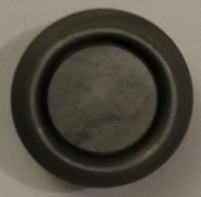 Knapp 18 mm Ø Grå
