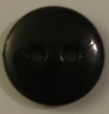 Knapp 12 mm Ø Svart