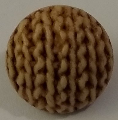 Knapp 16 mm Ø Beige