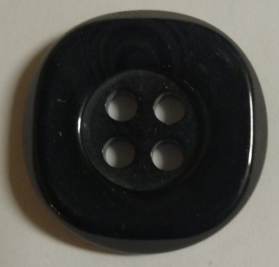 Knapp 28 mm Ø Svart