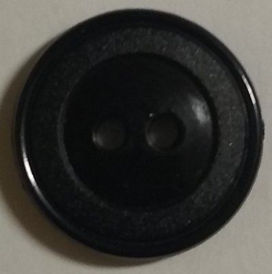 Knapp 18 mm Ø Svart