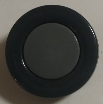 Knapp 28 mm Ø Grå