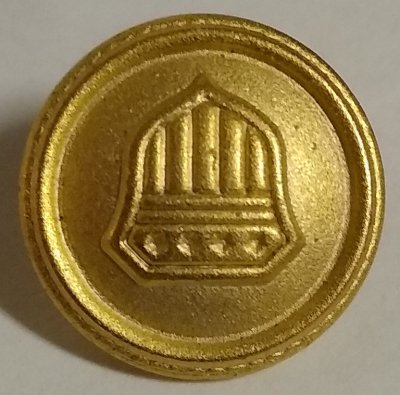 Knapp 16 mm Ø Gul - Metall