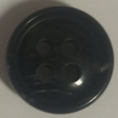 Knapp 21 mm Ø Svart