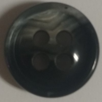 Knapp 21 mm Ø Svart/Grå