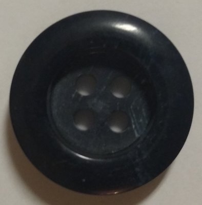 Knapp 28 mm Ø Svart