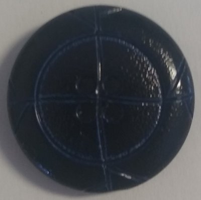 Knapp 26 mm Ø Blå
