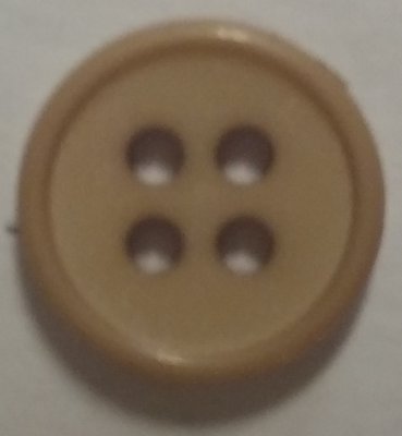 Knapp 12 mm Ø Beige
