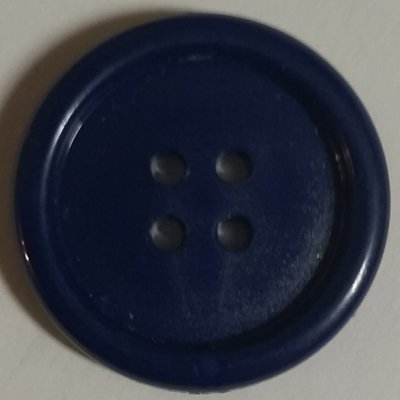 Knapp 26 mm Ø Blå