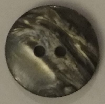 Knapp 22 mm Ø Silverfärgad