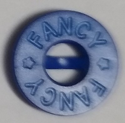 Knapp 16 mm Ø Blå