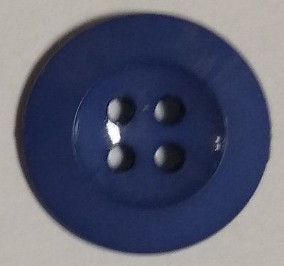 Knapp 21 mm Ø Blå