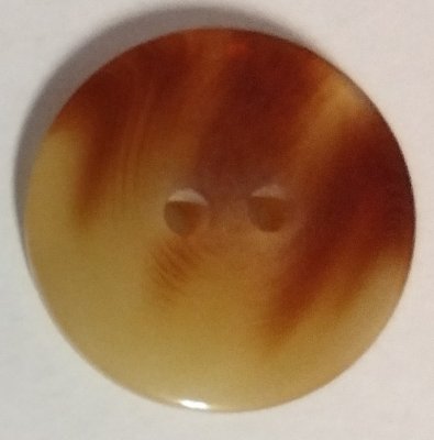 Knapp 21 mm Ø Beige/Brun