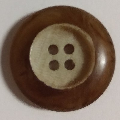 Knapp 25 mm Ø Beige