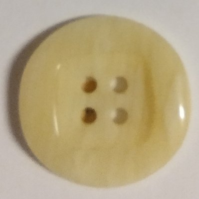 Knapp 25 mm Ø Beige