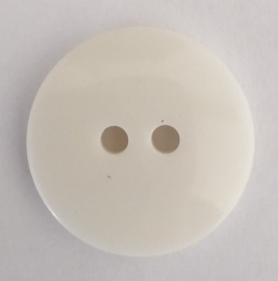 Knapp 19 mm Ø Vit
