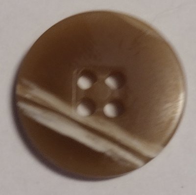 Knapp 20 mm Ø Beige