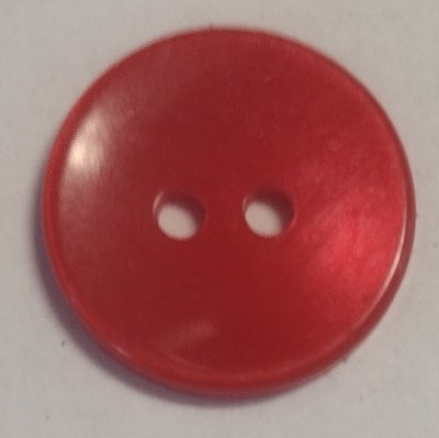 Knapp 16 mm Ø Röd